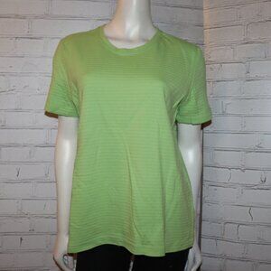 💚🌿🖤 Basic Editions Tee · Soft Green · Size L